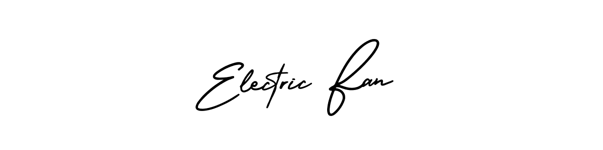 Use a signature maker to create a handwritten signature online. With this signature software, you can design (AmerikaSignatureDemo-Regular) your own signature for name Electric Fan. Electric Fan signature style 3 images and pictures png