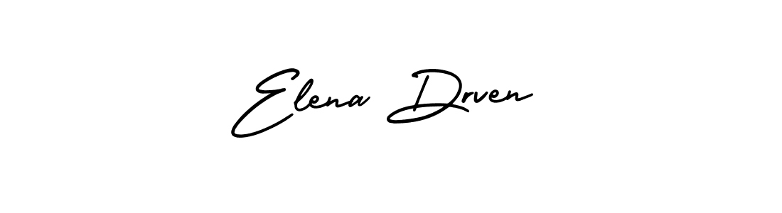 Make a beautiful signature design for name Elena Drven. With this signature (AmerikaSignatureDemo-Regular) style, you can create a handwritten signature for free. Elena Drven signature style 3 images and pictures png