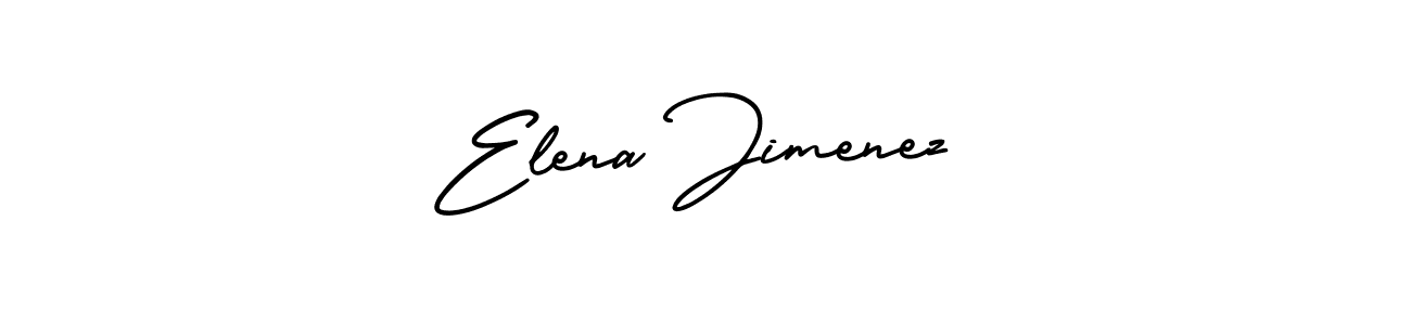 How to make Elena Jimenez signature? AmerikaSignatureDemo-Regular is a professional autograph style. Create handwritten signature for Elena Jimenez name. Elena Jimenez signature style 3 images and pictures png