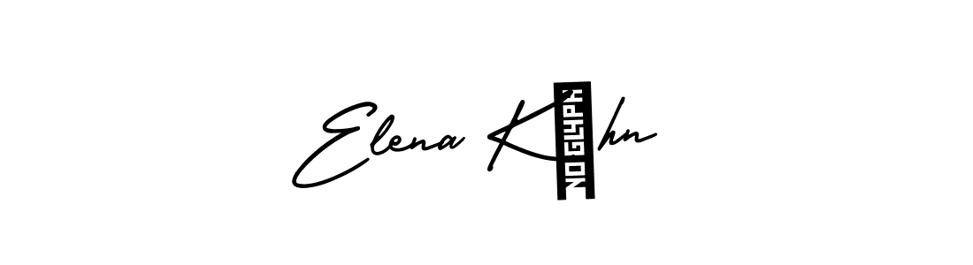 Also You can easily find your signature by using the search form. We will create Elena Kühn name handwritten signature images for you free of cost using AmerikaSignatureDemo-Regular sign style. Elena Kühn signature style 3 images and pictures png