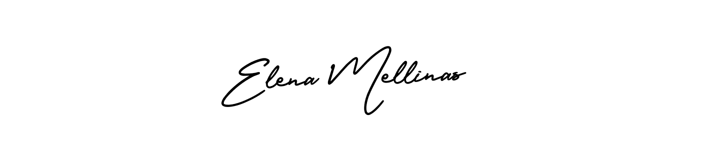 Design your own signature with our free online signature maker. With this signature software, you can create a handwritten (AmerikaSignatureDemo-Regular) signature for name Elena Mellinas. Elena Mellinas signature style 3 images and pictures png