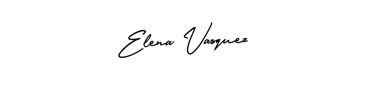 It looks lik you need a new signature style for name Elena Vasquez. Design unique handwritten (AmerikaSignatureDemo-Regular) signature with our free signature maker in just a few clicks. Elena Vasquez signature style 3 images and pictures png