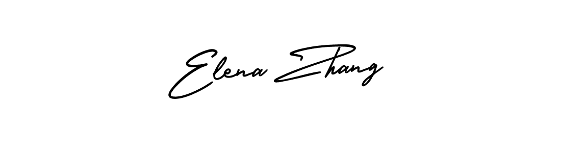 Design your own signature with our free online signature maker. With this signature software, you can create a handwritten (AmerikaSignatureDemo-Regular) signature for name Elena Zhang. Elena Zhang signature style 3 images and pictures png