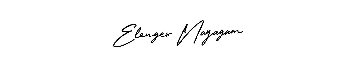 Also You can easily find your signature by using the search form. We will create Elenges Nayagam name handwritten signature images for you free of cost using AmerikaSignatureDemo-Regular sign style. Elenges Nayagam signature style 3 images and pictures png