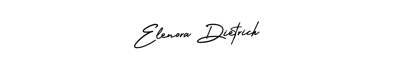 How to make Elenora Dietrich name signature. Use AmerikaSignatureDemo-Regular style for creating short signs online. This is the latest handwritten sign. Elenora Dietrich signature style 3 images and pictures png