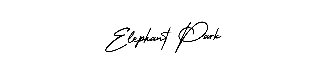 The best way (AmerikaSignatureDemo-Regular) to make a short signature is to pick only two or three words in your name. The name Elephant Park include a total of six letters. For converting this name. Elephant Park signature style 3 images and pictures png