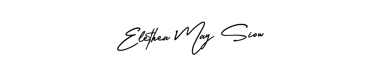 Use a signature maker to create a handwritten signature online. With this signature software, you can design (AmerikaSignatureDemo-Regular) your own signature for name Elethea May Siow. Elethea May Siow signature style 3 images and pictures png