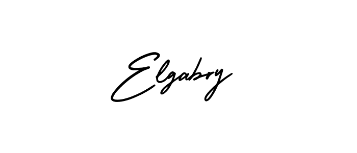 Use a signature maker to create a handwritten signature online. With this signature software, you can design (AmerikaSignatureDemo-Regular) your own signature for name Elgabry. Elgabry signature style 3 images and pictures png