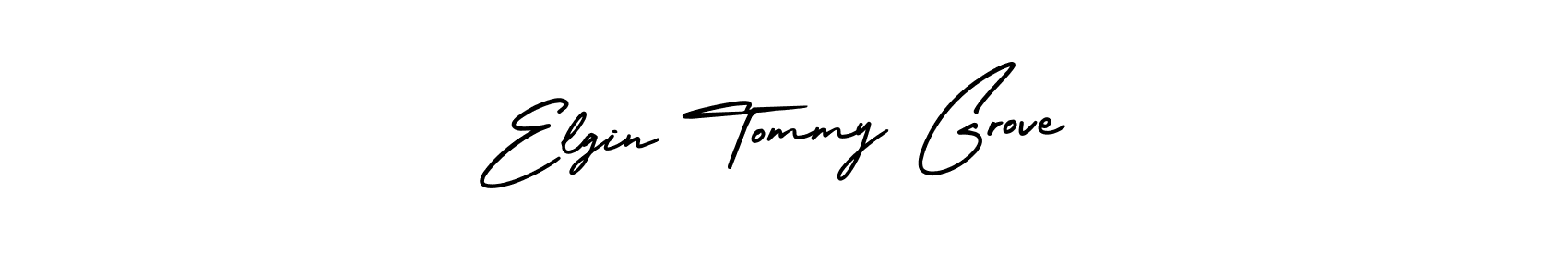 Make a beautiful signature design for name Elgin Tommy Grove. With this signature (AmerikaSignatureDemo-Regular) style, you can create a handwritten signature for free. Elgin Tommy Grove signature style 3 images and pictures png