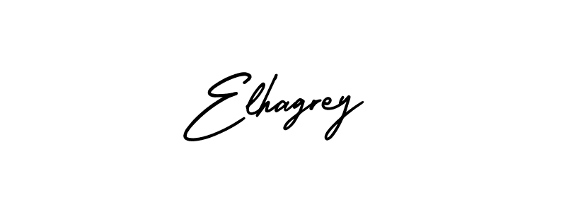 Also we have Elhagrey name is the best signature style. Create professional handwritten signature collection using AmerikaSignatureDemo-Regular autograph style. Elhagrey signature style 3 images and pictures png