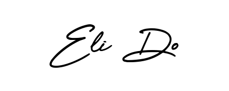 Also You can easily find your signature by using the search form. We will create Eli Do name handwritten signature images for you free of cost using AmerikaSignatureDemo-Regular sign style. Eli Do signature style 3 images and pictures png