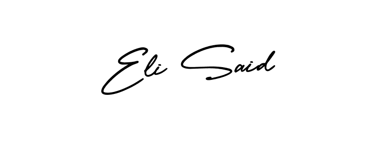 Also we have Eli Said name is the best signature style. Create professional handwritten signature collection using AmerikaSignatureDemo-Regular autograph style. Eli Said signature style 3 images and pictures png