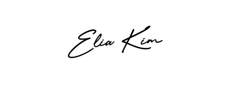 How to Draw Elia Kim signature style? AmerikaSignatureDemo-Regular is a latest design signature styles for name Elia Kim. Elia Kim signature style 3 images and pictures png