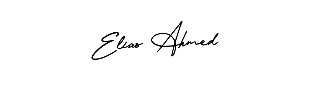 Make a beautiful signature design for name Elias Ahmed. With this signature (AmerikaSignatureDemo-Regular) style, you can create a handwritten signature for free. Elias Ahmed signature style 3 images and pictures png