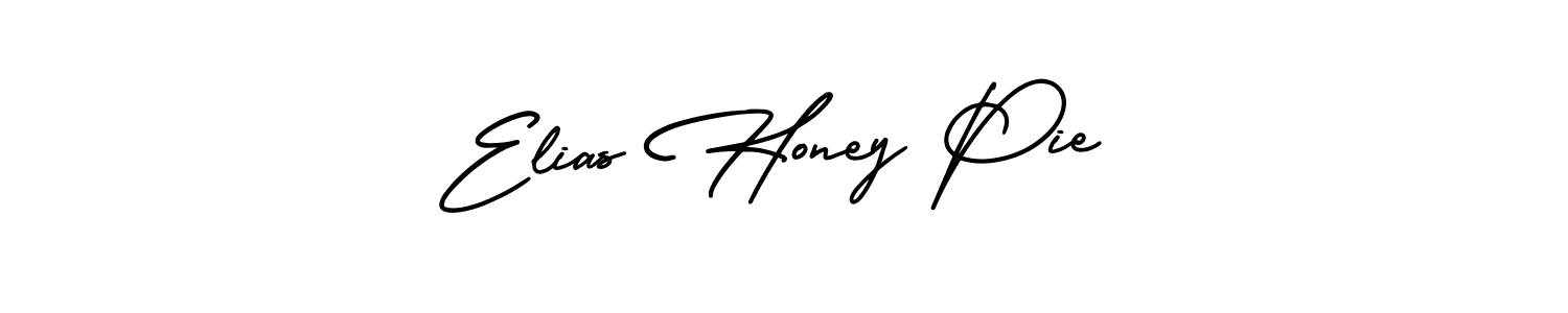 How to make Elias Honey Pie name signature. Use AmerikaSignatureDemo-Regular style for creating short signs online. This is the latest handwritten sign. Elias Honey Pie signature style 3 images and pictures png