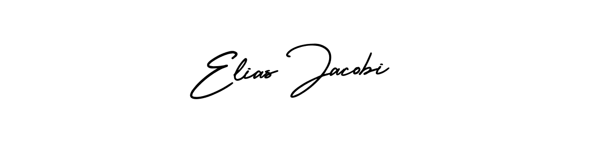 Design your own signature with our free online signature maker. With this signature software, you can create a handwritten (AmerikaSignatureDemo-Regular) signature for name Elias Jacobi. Elias Jacobi signature style 3 images and pictures png