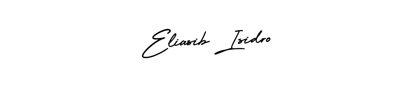 How to make Eliasib Isidro name signature. Use AmerikaSignatureDemo-Regular style for creating short signs online. This is the latest handwritten sign. Eliasib Isidro signature style 3 images and pictures png