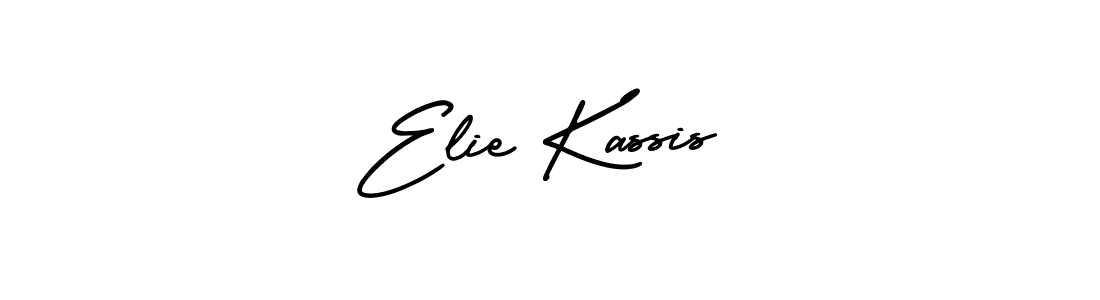 How to make Elie Kassis signature? AmerikaSignatureDemo-Regular is a professional autograph style. Create handwritten signature for Elie Kassis name. Elie Kassis signature style 3 images and pictures png