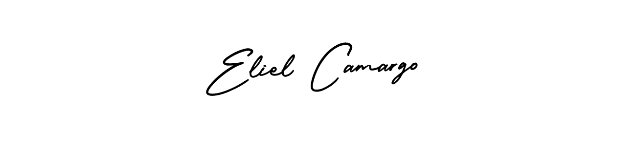 How to Draw Eliel Camargo signature style? AmerikaSignatureDemo-Regular is a latest design signature styles for name Eliel Camargo. Eliel Camargo signature style 3 images and pictures png