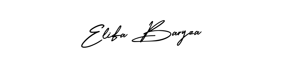 Use a signature maker to create a handwritten signature online. With this signature software, you can design (AmerikaSignatureDemo-Regular) your own signature for name Elifa Baryza. Elifa Baryza signature style 3 images and pictures png