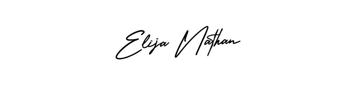 How to make Elija Nathan signature? AmerikaSignatureDemo-Regular is a professional autograph style. Create handwritten signature for Elija Nathan name. Elija Nathan signature style 3 images and pictures png