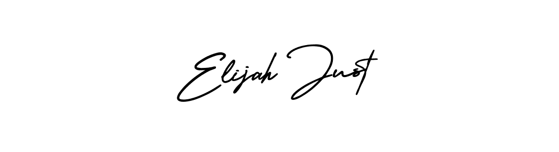 if you are searching for the best signature style for your name Elijah Just. so please give up your signature search. here we have designed multiple signature styles  using AmerikaSignatureDemo-Regular. Elijah Just signature style 3 images and pictures png