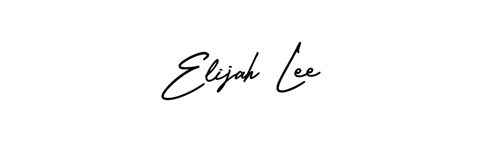 Design your own signature with our free online signature maker. With this signature software, you can create a handwritten (AmerikaSignatureDemo-Regular) signature for name Elijah Lee. Elijah Lee signature style 3 images and pictures png