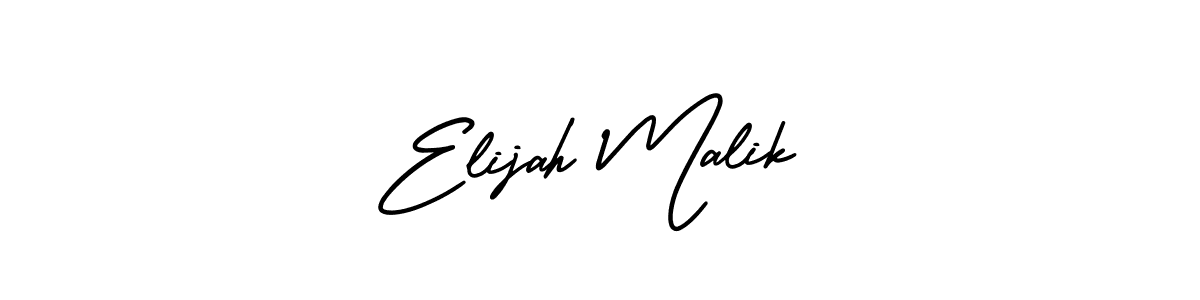 Best and Professional Signature Style for Elijah Malik. AmerikaSignatureDemo-Regular Best Signature Style Collection. Elijah Malik signature style 3 images and pictures png