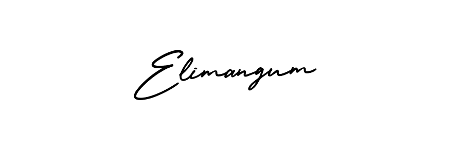 This is the best signature style for the Elimangum name. Also you like these signature font (AmerikaSignatureDemo-Regular). Mix name signature. Elimangum signature style 3 images and pictures png