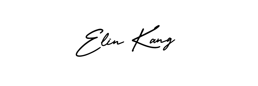 if you are searching for the best signature style for your name Elin Kang. so please give up your signature search. here we have designed multiple signature styles  using AmerikaSignatureDemo-Regular. Elin Kang signature style 3 images and pictures png