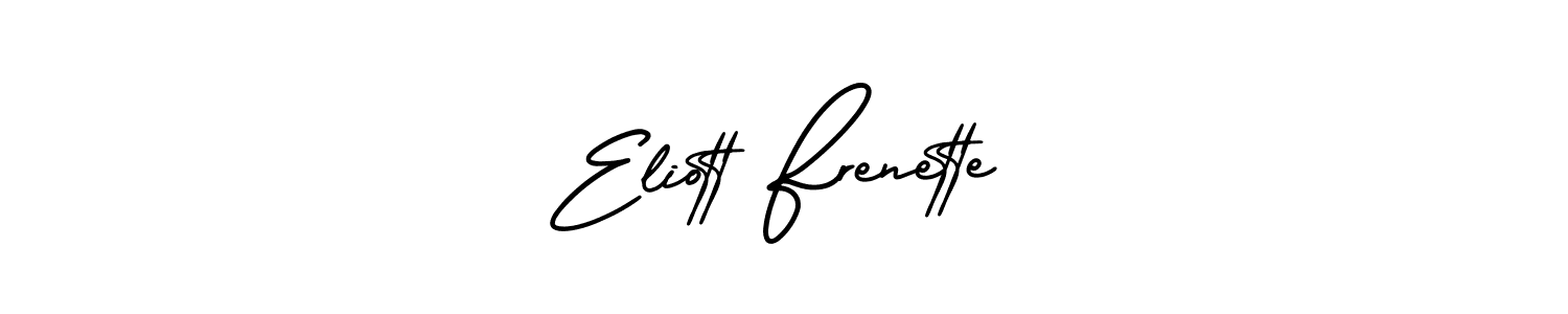 It looks lik you need a new signature style for name Eliott Frenette. Design unique handwritten (AmerikaSignatureDemo-Regular) signature with our free signature maker in just a few clicks. Eliott Frenette signature style 3 images and pictures png
