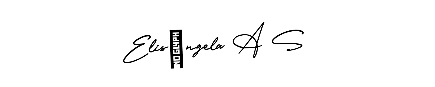 Create a beautiful signature design for name Elisângela A S. With this signature (AmerikaSignatureDemo-Regular) fonts, you can make a handwritten signature for free. Elisângela A S signature style 3 images and pictures png
