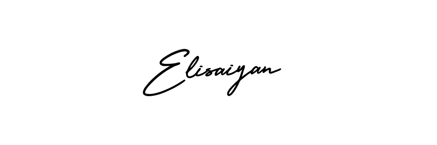 You should practise on your own different ways (AmerikaSignatureDemo-Regular) to write your name (Elisaiyan) in signature. don't let someone else do it for you. Elisaiyan signature style 3 images and pictures png