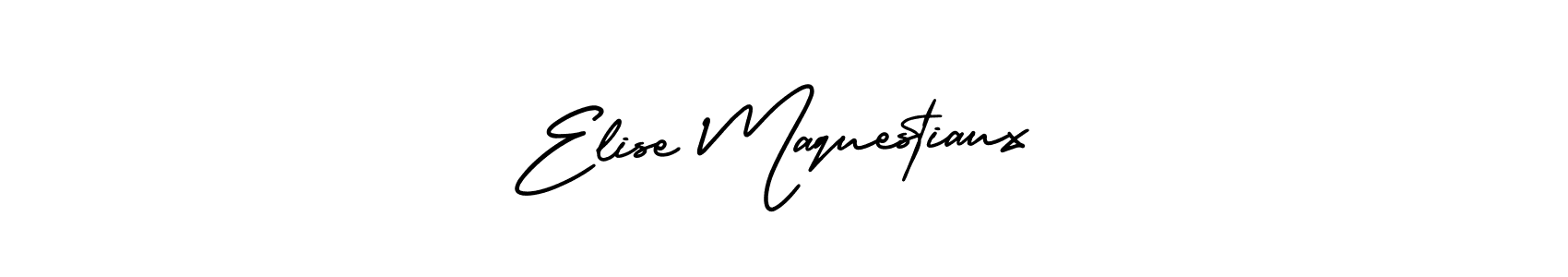 Also we have Elise Maquestiaux name is the best signature style. Create professional handwritten signature collection using AmerikaSignatureDemo-Regular autograph style. Elise Maquestiaux signature style 3 images and pictures png