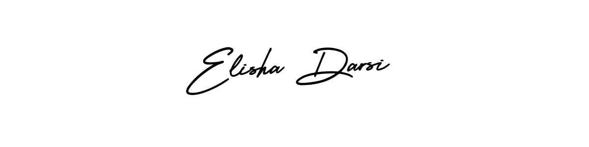 Create a beautiful signature design for name Elisha Darsi. With this signature (AmerikaSignatureDemo-Regular) fonts, you can make a handwritten signature for free. Elisha Darsi signature style 3 images and pictures png