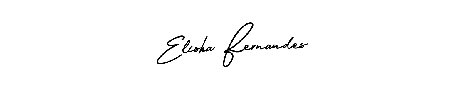 This is the best signature style for the Elisha Fernandes name. Also you like these signature font (AmerikaSignatureDemo-Regular). Mix name signature. Elisha Fernandes signature style 3 images and pictures png