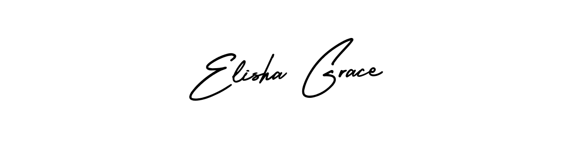 Also You can easily find your signature by using the search form. We will create Elisha Grace name handwritten signature images for you free of cost using AmerikaSignatureDemo-Regular sign style. Elisha Grace signature style 3 images and pictures png