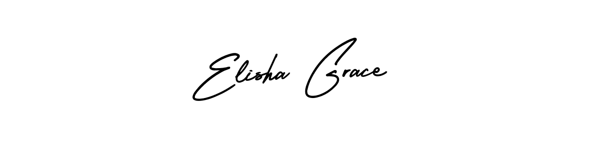 Also You can easily find your signature by using the search form. We will create Elisha Grace name handwritten signature images for you free of cost using AmerikaSignatureDemo-Regular sign style. Elisha Grace signature style 3 images and pictures png