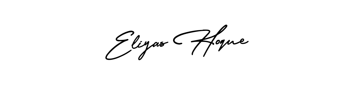 How to Draw Eliyas Hoque signature style? AmerikaSignatureDemo-Regular is a latest design signature styles for name Eliyas Hoque. Eliyas Hoque signature style 3 images and pictures png