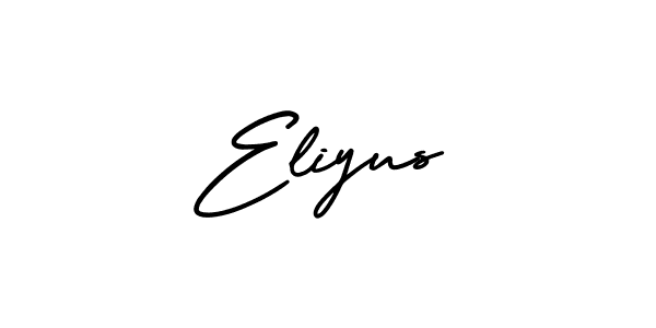 It looks lik you need a new signature style for name Eliyus. Design unique handwritten (AmerikaSignatureDemo-Regular) signature with our free signature maker in just a few clicks. Eliyus signature style 3 images and pictures png