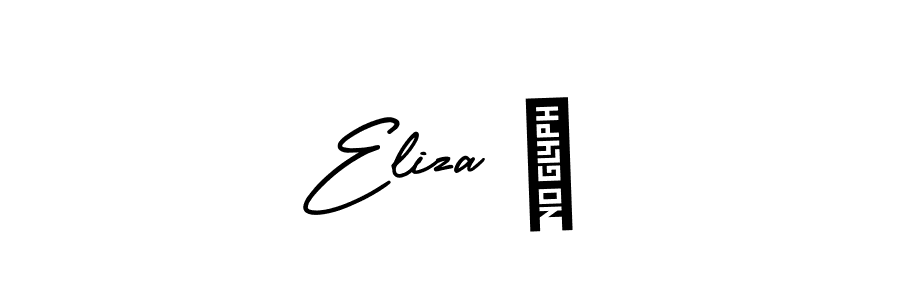 Also You can easily find your signature by using the search form. We will create Eliza ☆ name handwritten signature images for you free of cost using AmerikaSignatureDemo-Regular sign style. Eliza ☆ signature style 3 images and pictures png