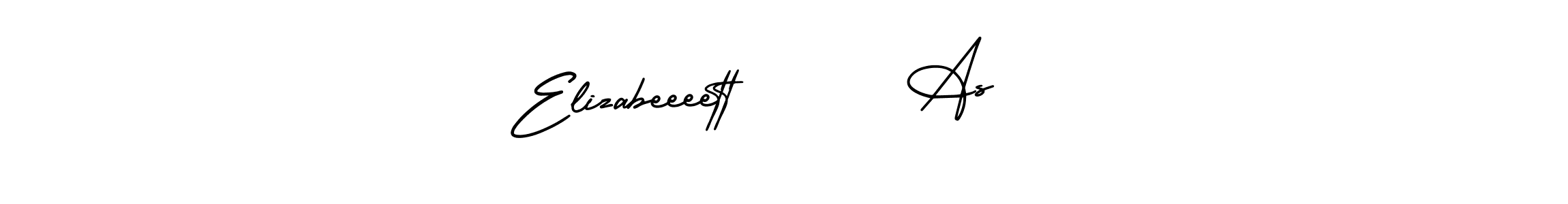 Elizabeeeett       As   stylish signature style. Best Handwritten Sign (AmerikaSignatureDemo-Regular) for my name. Handwritten Signature Collection Ideas for my name Elizabeeeett       As  . Elizabeeeett       As   signature style 3 images and pictures png