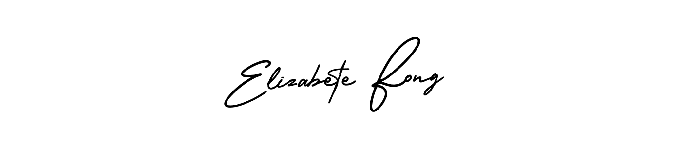 if you are searching for the best signature style for your name Elizabete Fong. so please give up your signature search. here we have designed multiple signature styles  using AmerikaSignatureDemo-Regular. Elizabete Fong signature style 3 images and pictures png