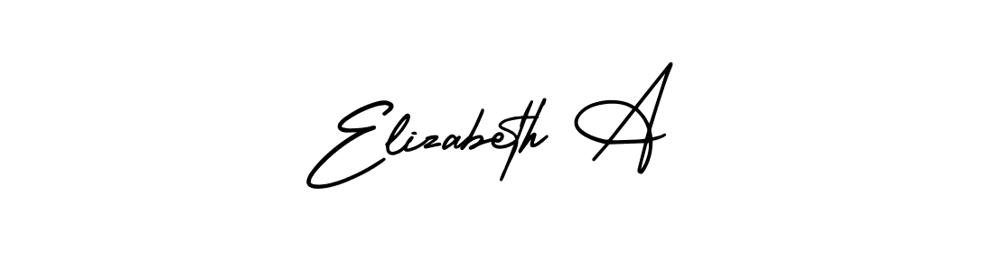 Make a beautiful signature design for name Elizabeth A. Use this online signature maker to create a handwritten signature for free. Elizabeth A signature style 3 images and pictures png