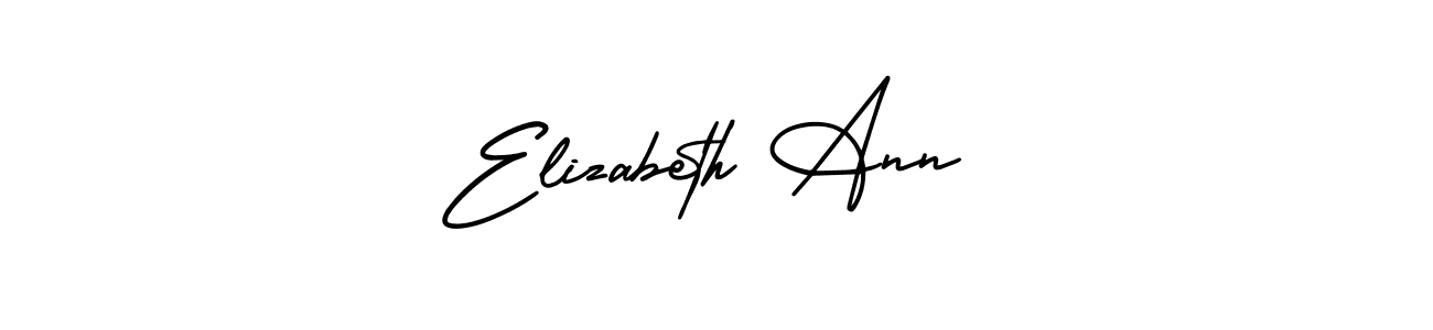 Design your own signature with our free online signature maker. With this signature software, you can create a handwritten (AmerikaSignatureDemo-Regular) signature for name Elizabeth Ann. Elizabeth Ann signature style 3 images and pictures png