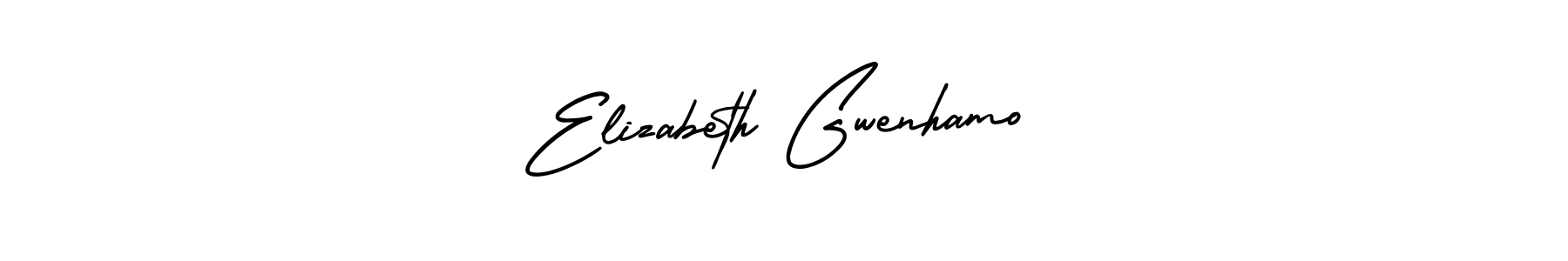 Best and Professional Signature Style for Elizabeth Gwenhamo. AmerikaSignatureDemo-Regular Best Signature Style Collection. Elizabeth Gwenhamo signature style 3 images and pictures png