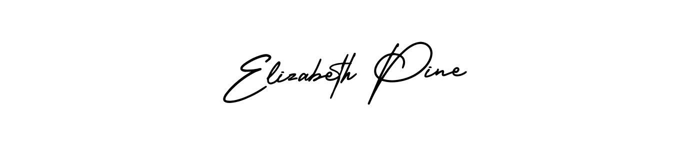 Design your own signature with our free online signature maker. With this signature software, you can create a handwritten (AmerikaSignatureDemo-Regular) signature for name Elizabeth Pine. Elizabeth Pine signature style 3 images and pictures png