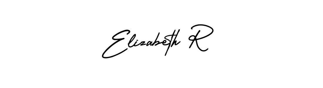 if you are searching for the best signature style for your name Elizabeth R. so please give up your signature search. here we have designed multiple signature styles  using AmerikaSignatureDemo-Regular. Elizabeth R signature style 3 images and pictures png