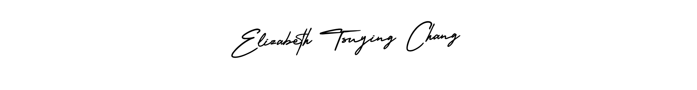 Create a beautiful signature design for name Elizabeth Tsuying Chang. With this signature (AmerikaSignatureDemo-Regular) fonts, you can make a handwritten signature for free. Elizabeth Tsuying Chang signature style 3 images and pictures png