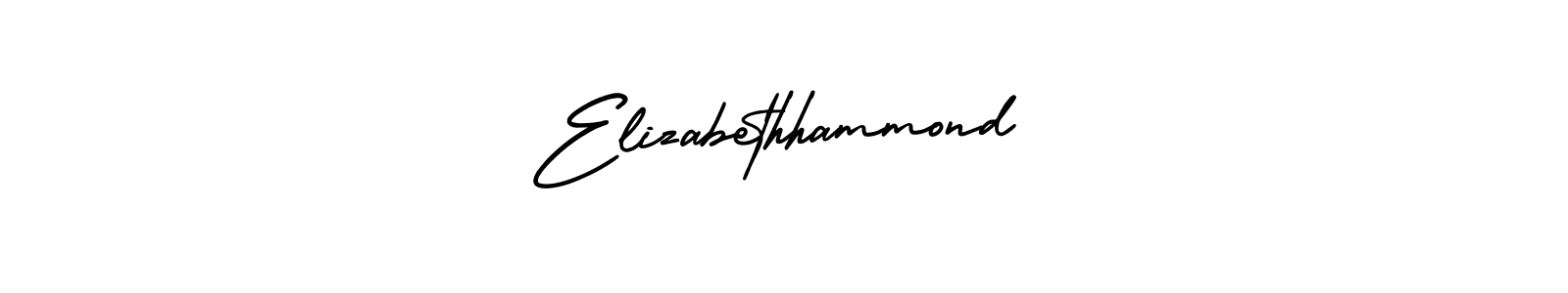 Design your own signature with our free online signature maker. With this signature software, you can create a handwritten (AmerikaSignatureDemo-Regular) signature for name Elizabethhammond. Elizabethhammond signature style 3 images and pictures png